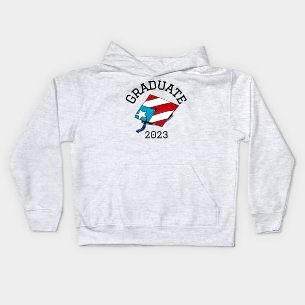 Boricua Graduate 2023 Kids Hoodie by Art y Son con Tania